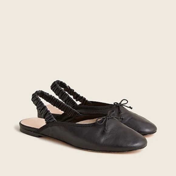 J. Crew Shoes Jcrew Zoe Ballet Scrunchedstrap Slingback Flats